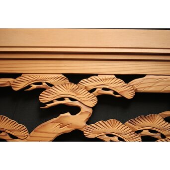 木彫欄間 2枚1組　R0100 