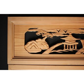 木彫欄間 2枚1組　R0100 