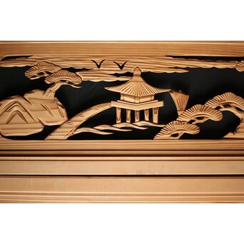 木彫欄間 2枚1組　R0100 