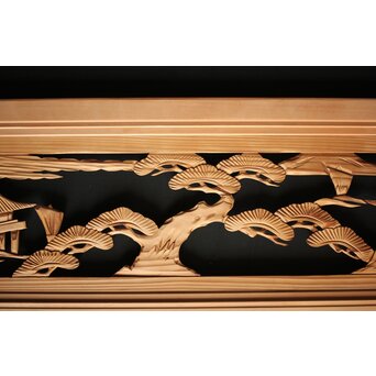 木彫欄間 2枚1組　R0100 