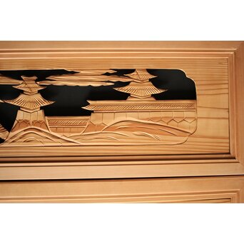 木彫欄間 2枚1組　R0100 