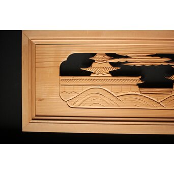 木彫欄間 2枚1組　R0100 