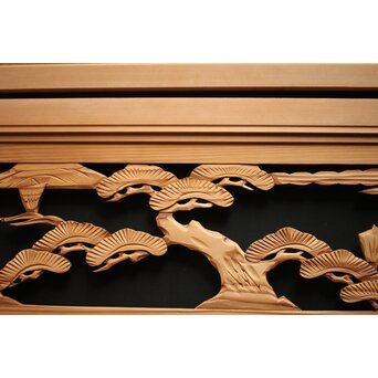 木彫欄間 2枚1組　R0100 