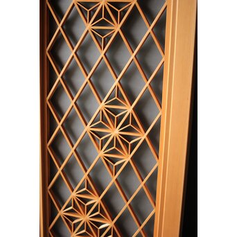 散らし組子 片面ガラス欄間　R0102 