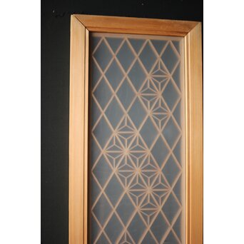 散らし組子 片面ガラス欄間　R0102 