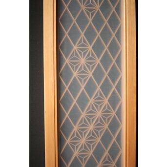 散らし組子 片面ガラス欄間　R0102 