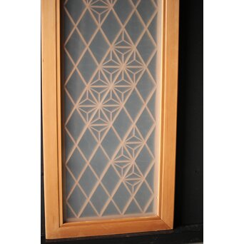 散らし組子 片面ガラス欄間　R0102 