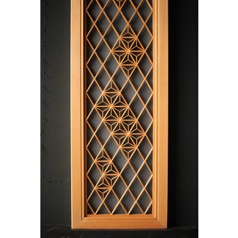 散らし組子 片面ガラス欄間　R0102 