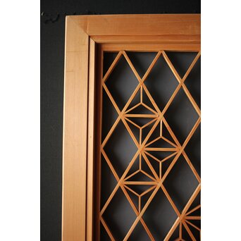 散らし組子 片面ガラス欄間　R0102 