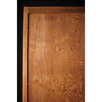 良杢 一枚板建具 2枚1組　B1008Y 