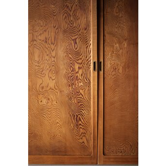 良杢 一枚板建具 2枚1組　B1008Y 