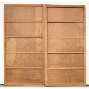 良杢 一枚板建具 2枚1組　B1008Y 