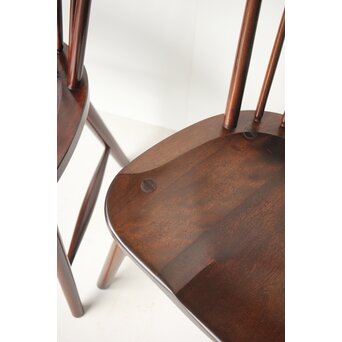 松本民芸家具 ＮＣ型ダイニングチェアー 4脚1組　T442 