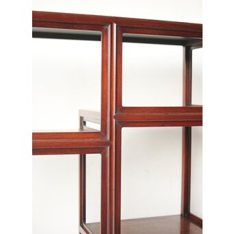 明清家具紅木紫檀意 唐木 博古架 違棚/飾棚　X289　 
