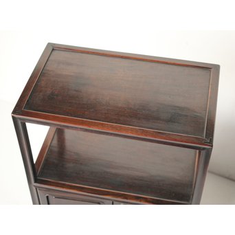 唐物 紫檀紅木意 重唐木 煎茶器局　X290 