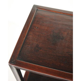 唐物 紫檀紅木意 重唐木 煎茶器局　X290 