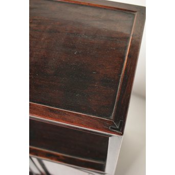 唐物 紫檀紅木意 重唐木 煎茶器局　X290 