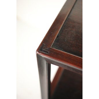 唐物 紫檀紅木意 重唐木 煎茶器局　X290 