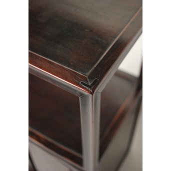 唐物 紫檀紅木意 重唐木 煎茶器局　X290 