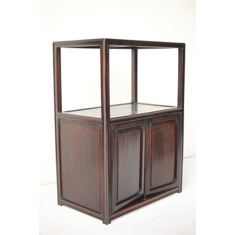 唐物 紫檀紅木意 重唐木 煎茶器局　X290 