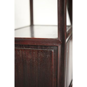 唐物 紫檀紅木意 重唐木 煎茶器局　X290 