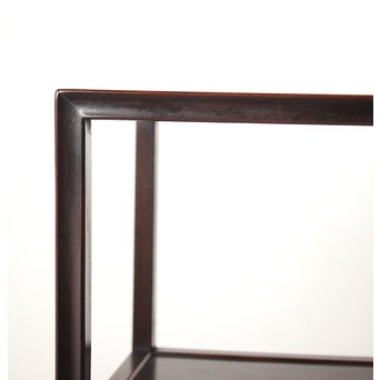 唐物 紫檀紅木意 重唐木 煎茶器局　X290 