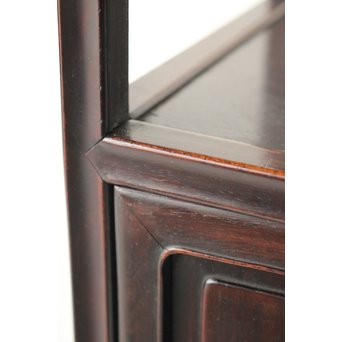 唐物 紫檀紅木意 重唐木 煎茶器局　X290 