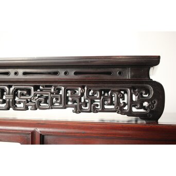 紫檀意 明清家具意 唐木如意紋卓 盆栽卓　X293 