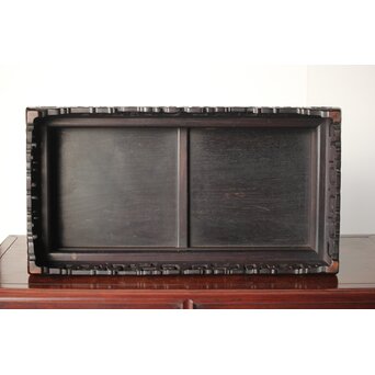 紫檀意 明清家具意 唐木如意紋卓 盆栽卓　X293 