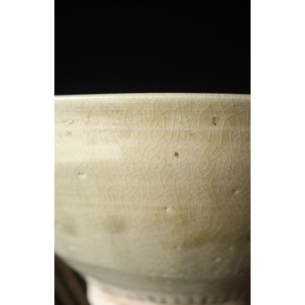 初代 真清水蔵六 珠光青磁魚紋大鉢　P239 