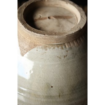 初代 真清水蔵六 珠光青磁魚紋大鉢　P239 