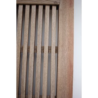 白銀化 格子欅蔵戸　W036Y 