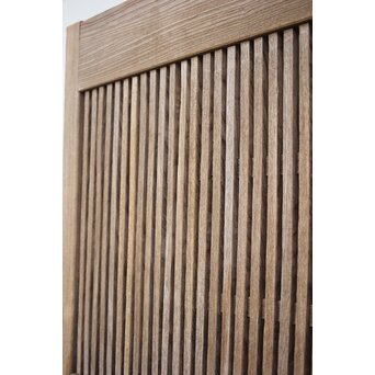 白銀化 格子欅蔵戸　W036Y 