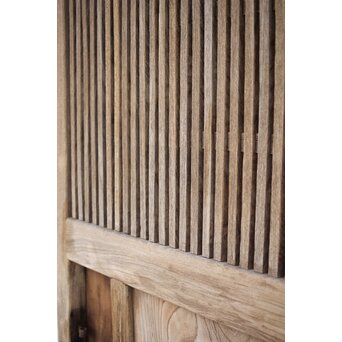 白銀化 格子欅蔵戸　W036Y 