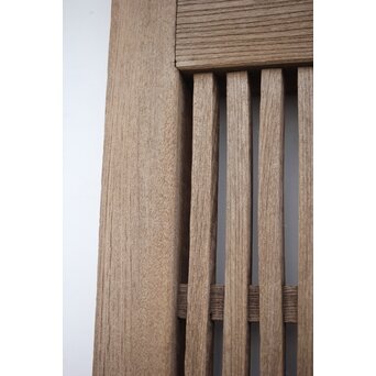 白銀化 格子欅蔵戸　W036Y 