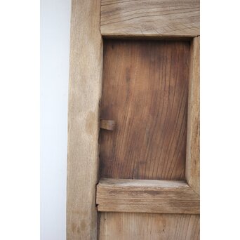 白銀化 格子欅蔵戸　W036Y 