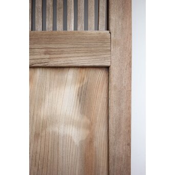 白銀化 格子欅蔵戸　W036Y 