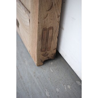 白銀化 格子欅蔵戸　W036Y 