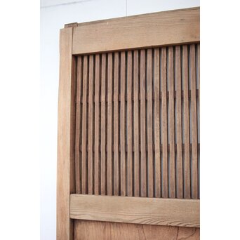 白銀化 格子欅蔵戸　W036Y 