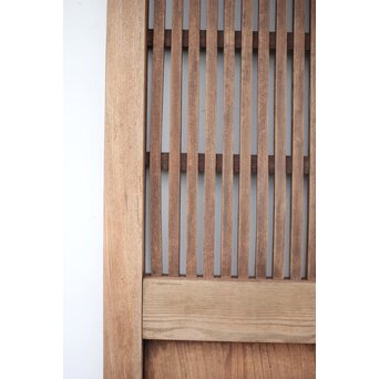 白銀化 格子欅蔵戸　W036Y 