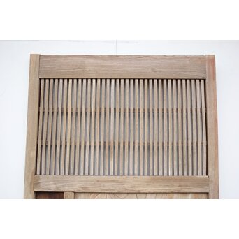 白銀化 格子欅蔵戸　W036Y 