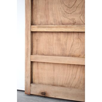 白銀化 格子欅蔵戸　W036Y 