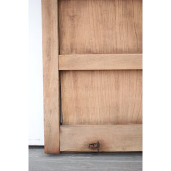 白銀化 格子欅蔵戸　W036Y 