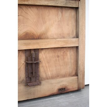 白銀化 格子欅蔵戸　W036Y 