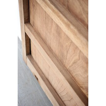 白銀化 格子欅蔵戸　W036Y 