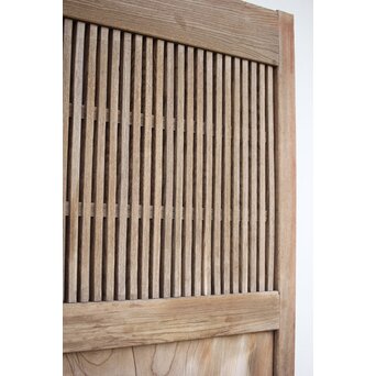 白銀化 格子欅蔵戸　W036Y 