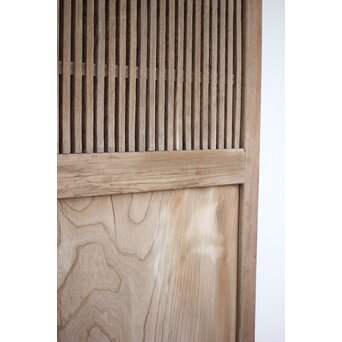 白銀化 格子欅蔵戸　W036Y 