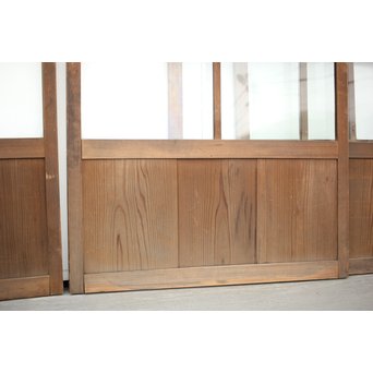 クリアガラス戸L 4枚1組　D183 