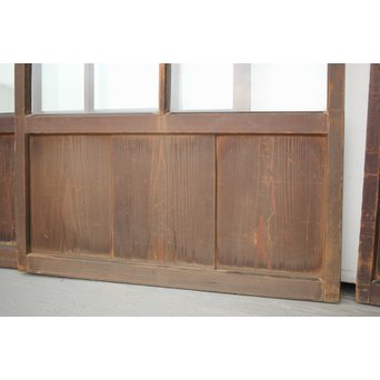 クリアガラス戸L 4枚1組　D183 