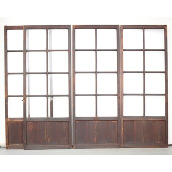 クリアガラス戸M 4枚1組　D184